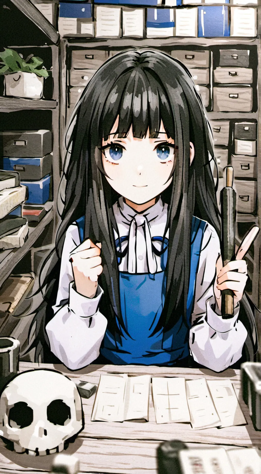 ai character: clara background