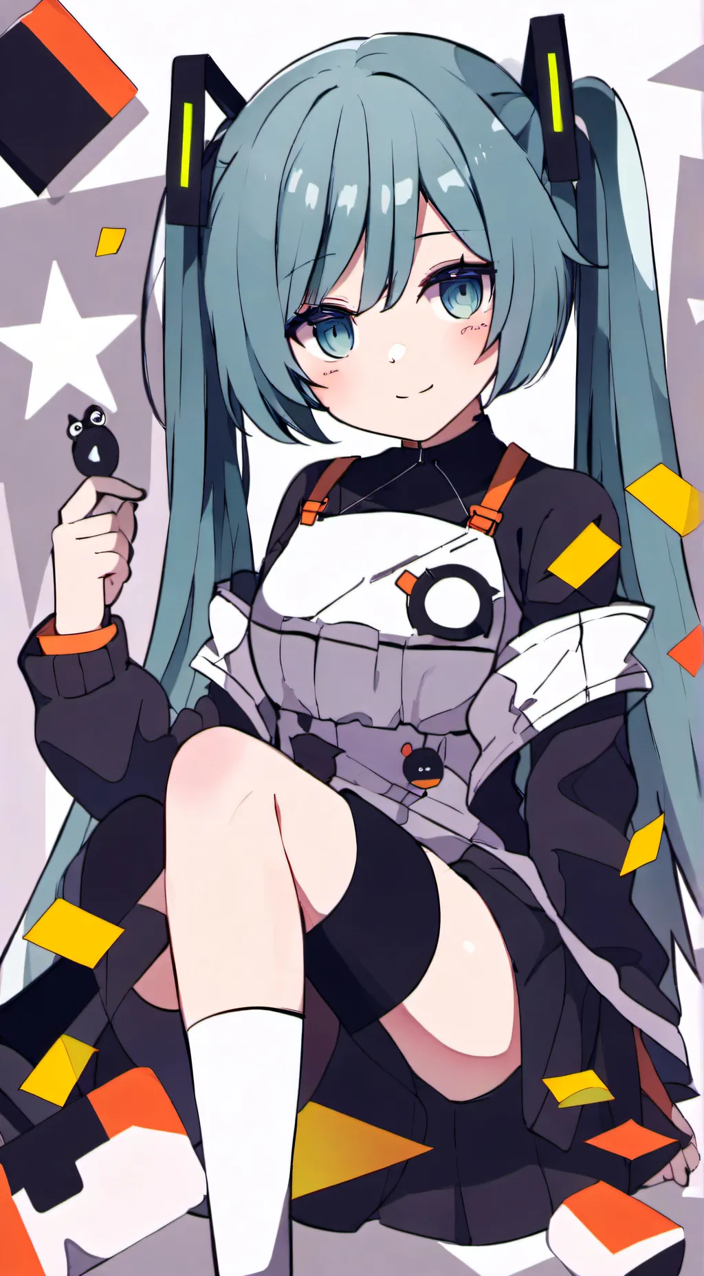 ai character: miku background