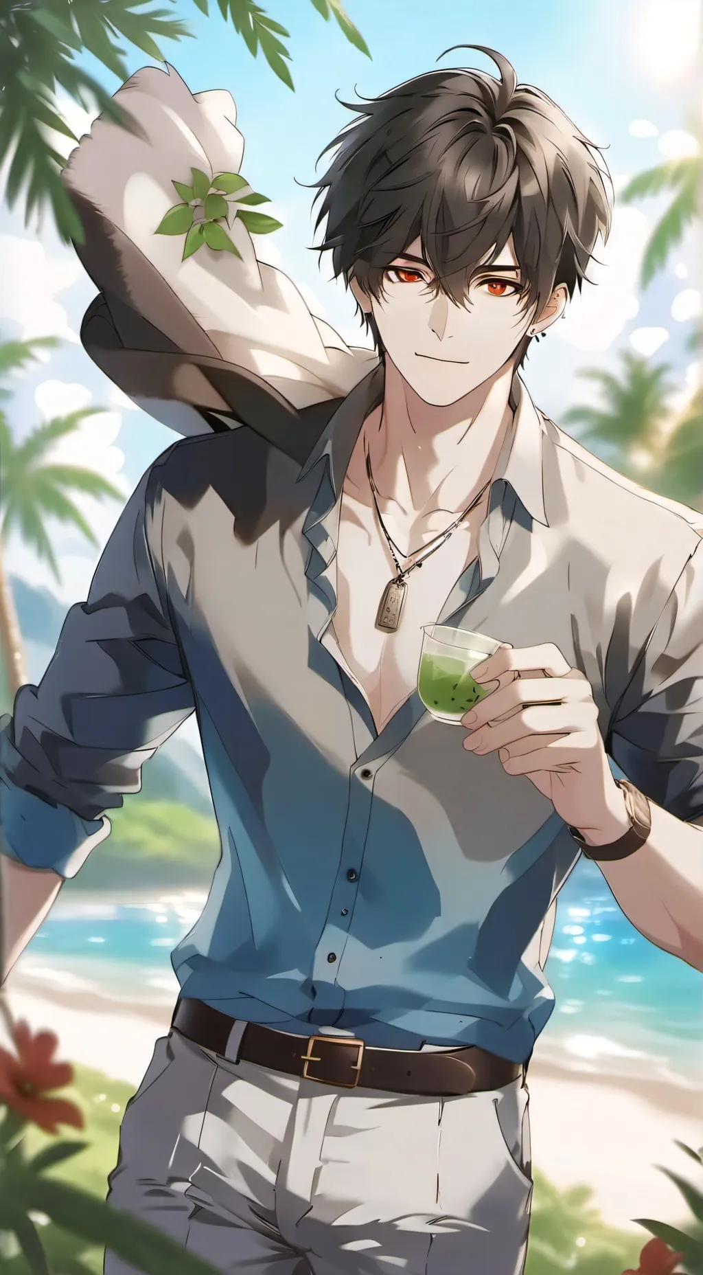 ai character: Liam  background