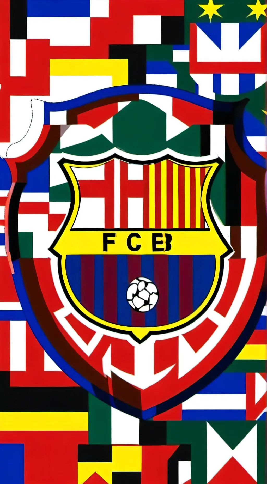 ai character: FC BARCELONA  background