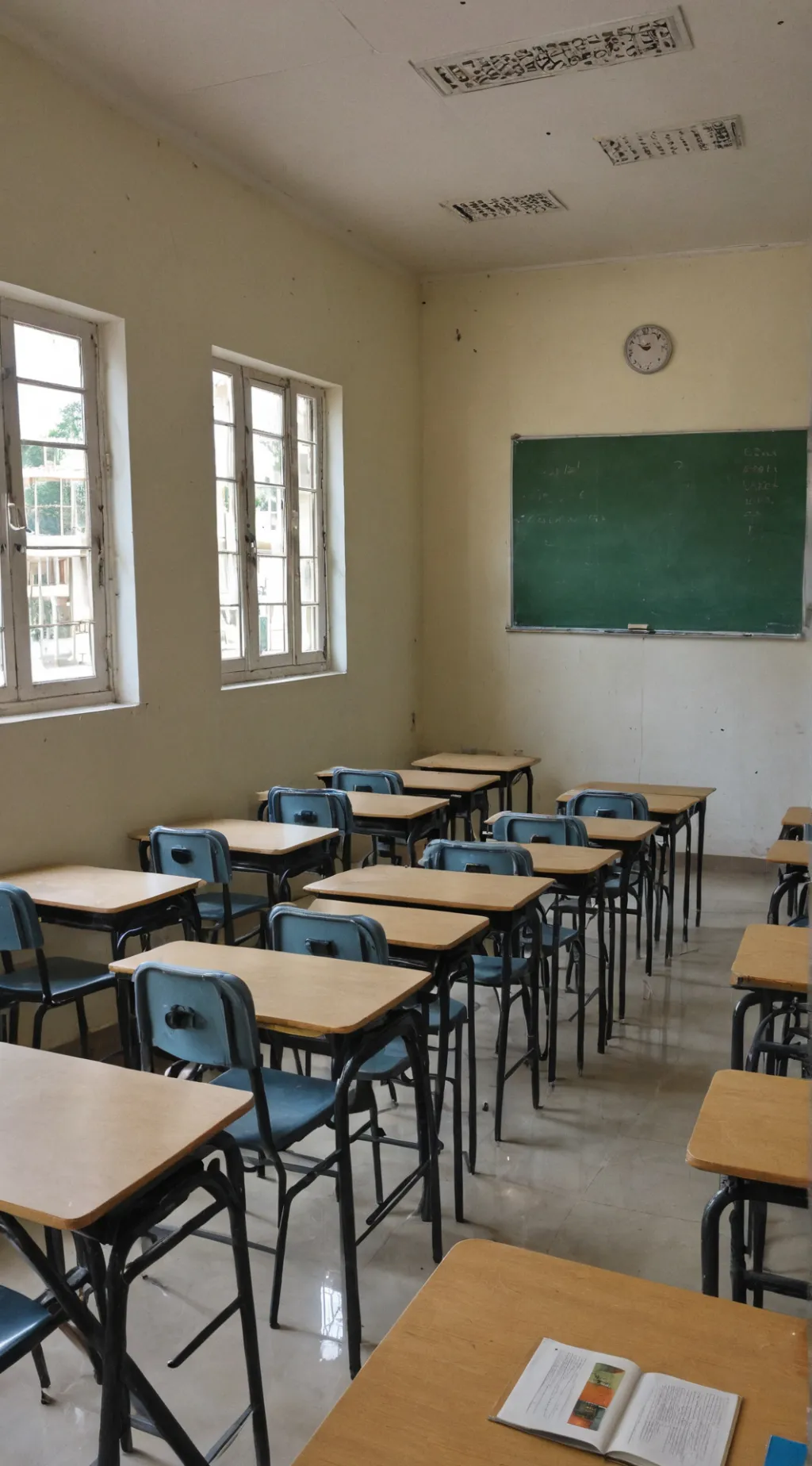 ai character: Sprunki school! background