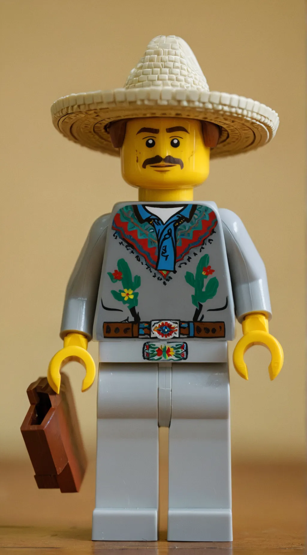 ai character: Illegal  Lego Man background