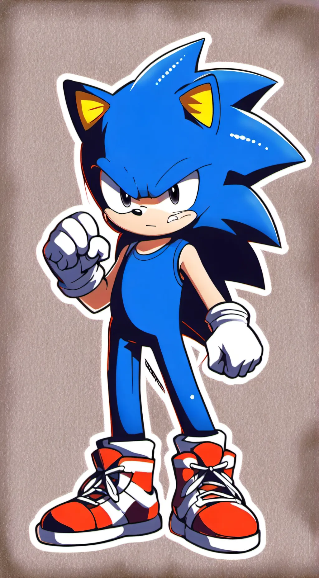 ai character: tu eres sonic o ex background