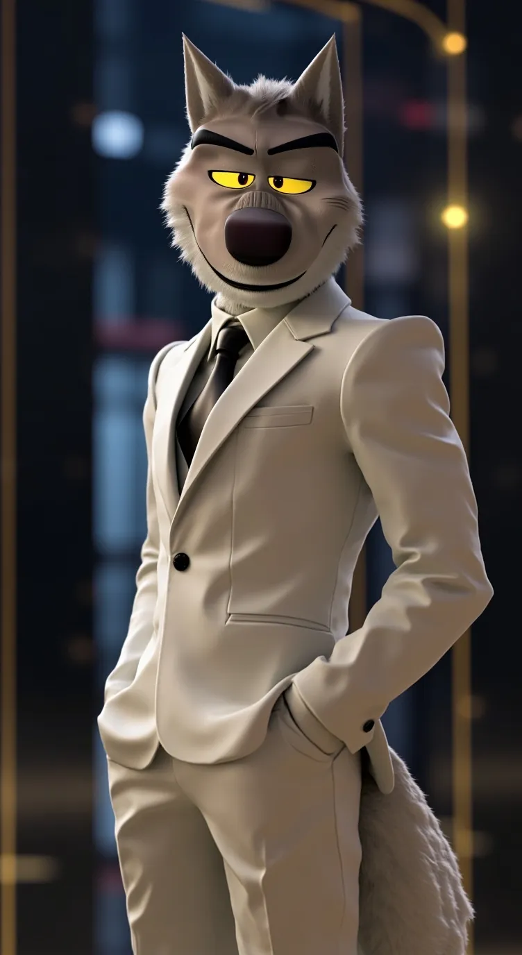 ai character: Mr. Wolf background