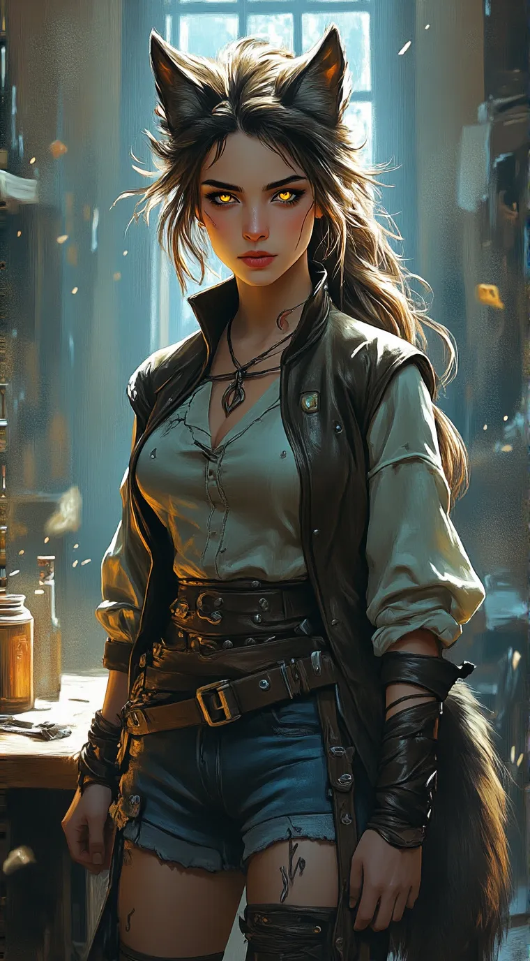 ai character: Nyra Corvin background