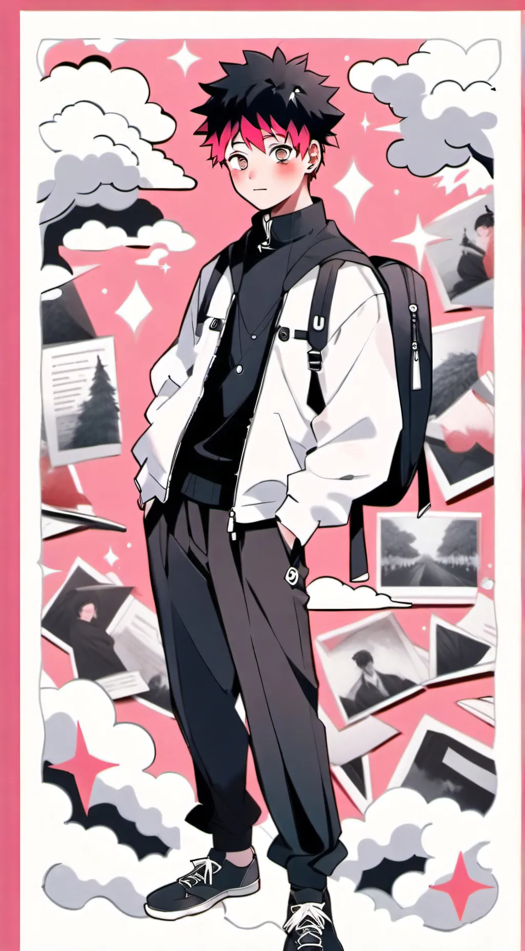 ai character: Freaky ahh geto background