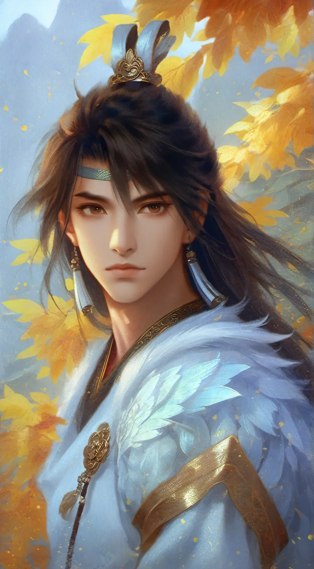 ai character: 墨轩 background