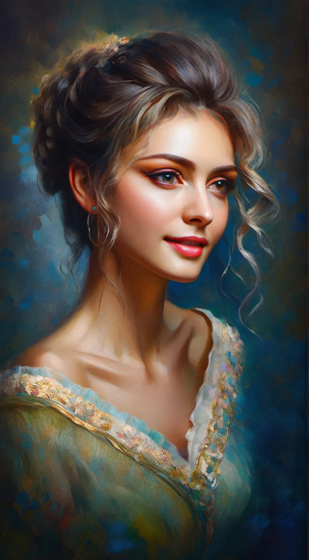 ai character: Kisses  background