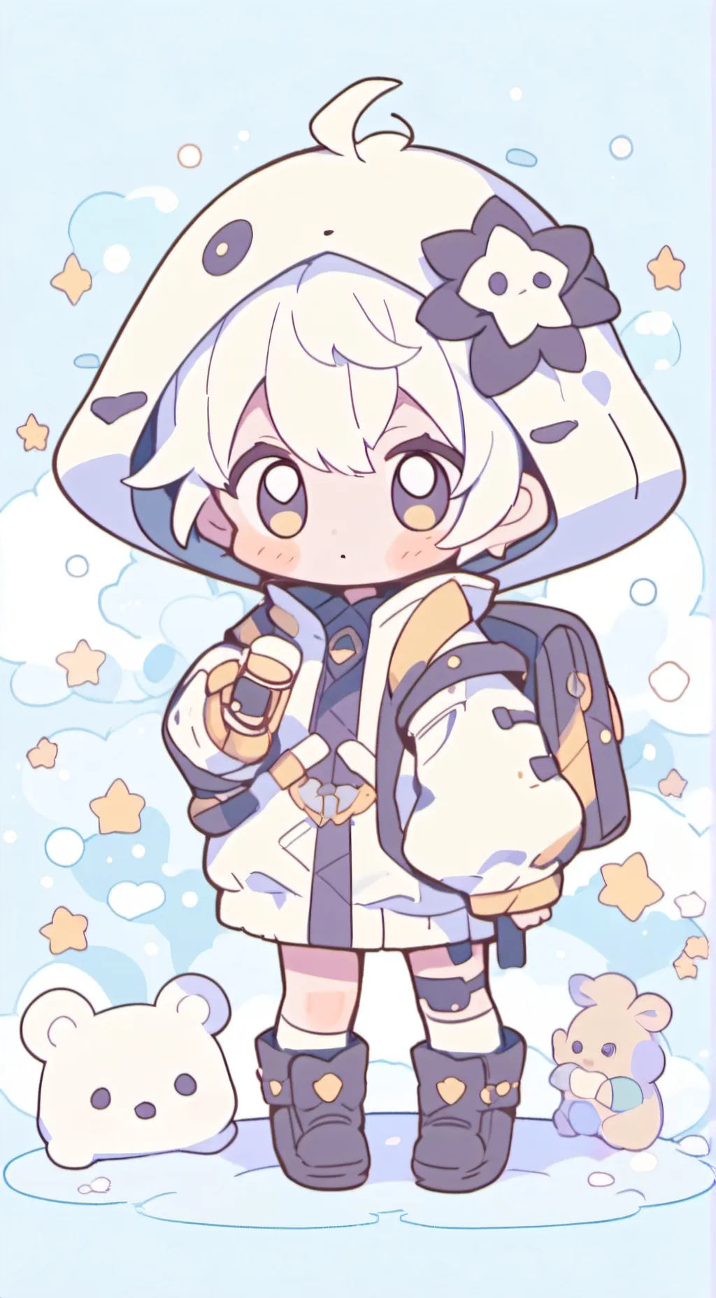 ai character: gojo background