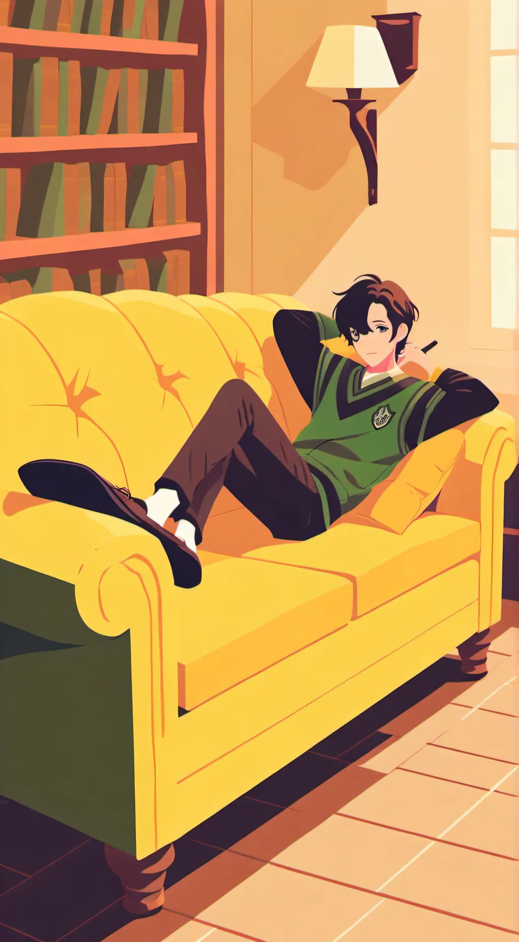 ai character: Mattheo Riddle ♡ background