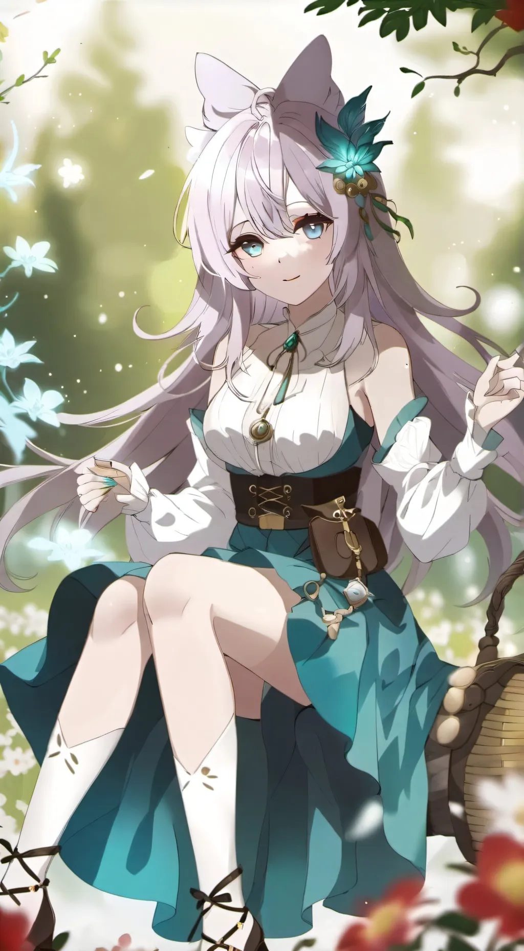 ai character: Evie  background