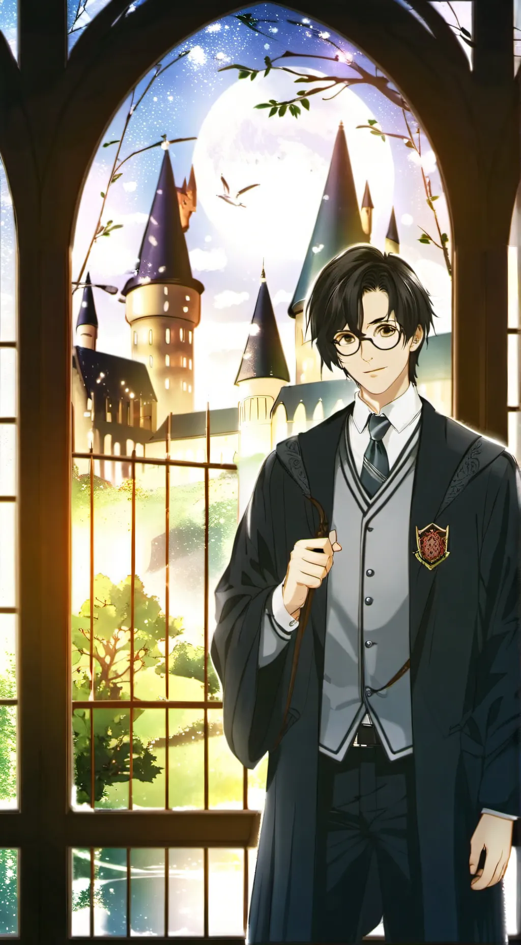 ai character: Hogwarts Pickme 5 background