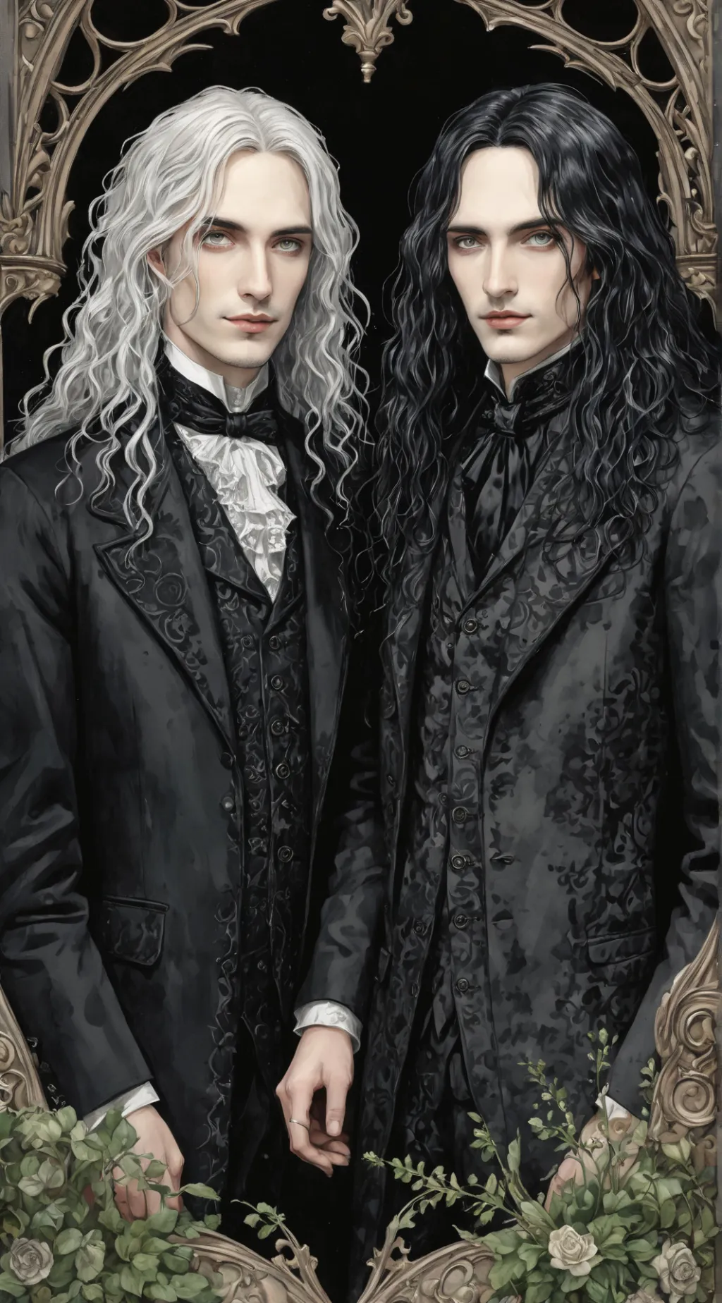 ai character: Marlo & Stephan  background