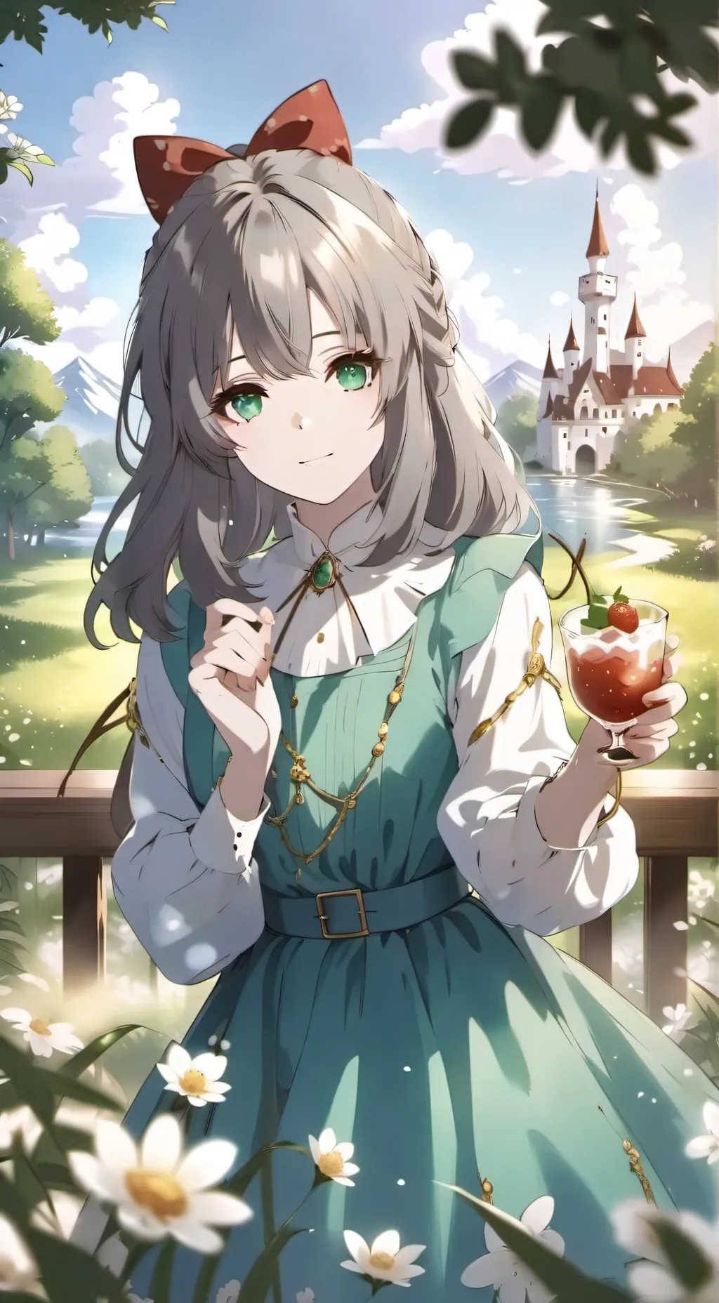 ai character: dragon maid background