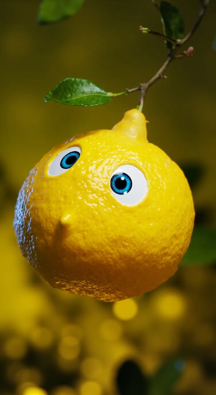 ai character: the lemon background