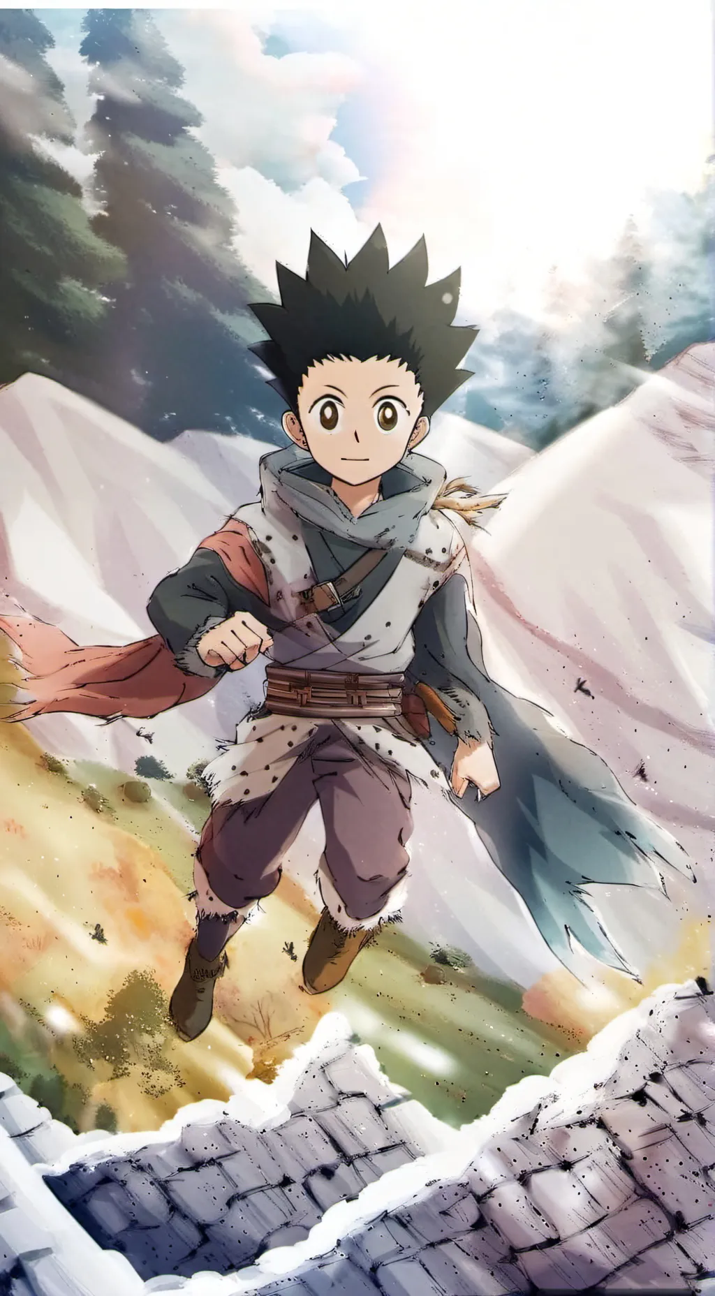 ai character: trunks  background