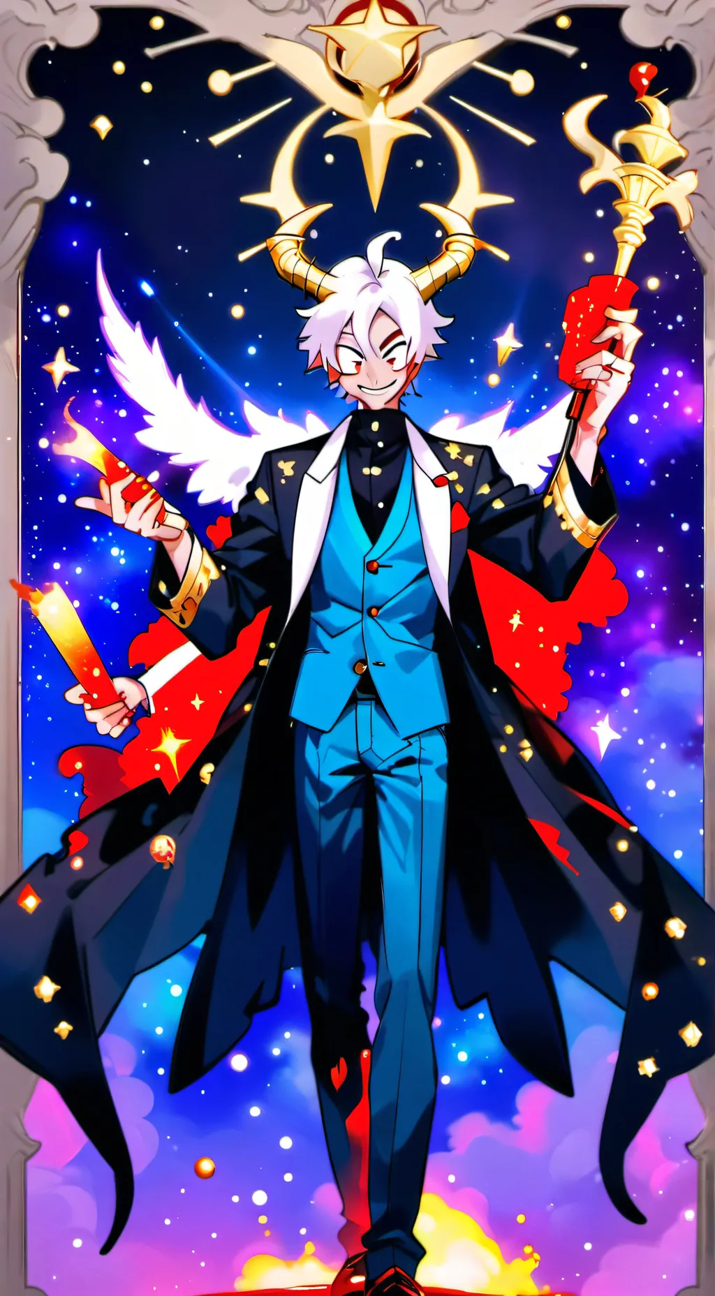 ai character: Lucifer background