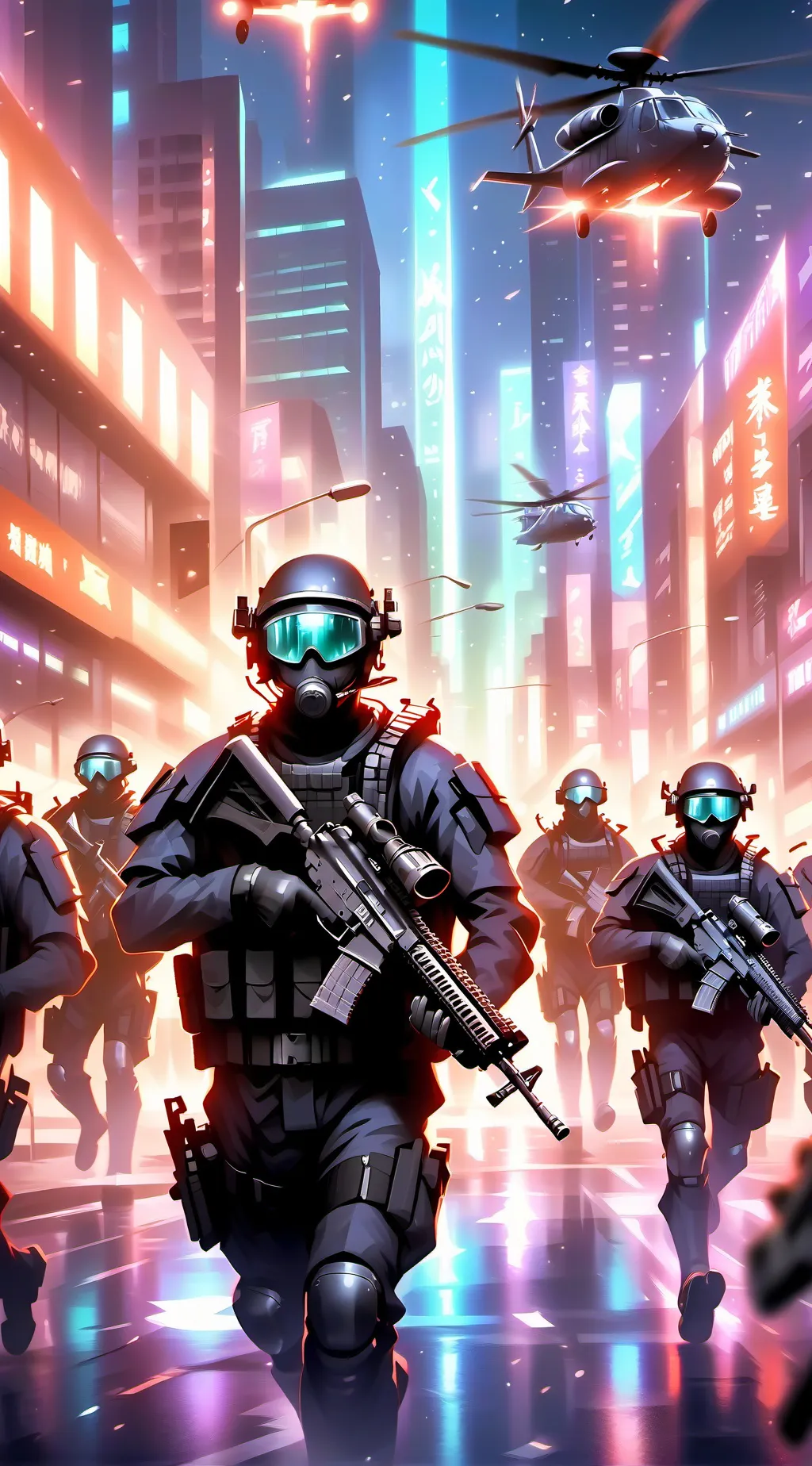 ai character: The Riot background