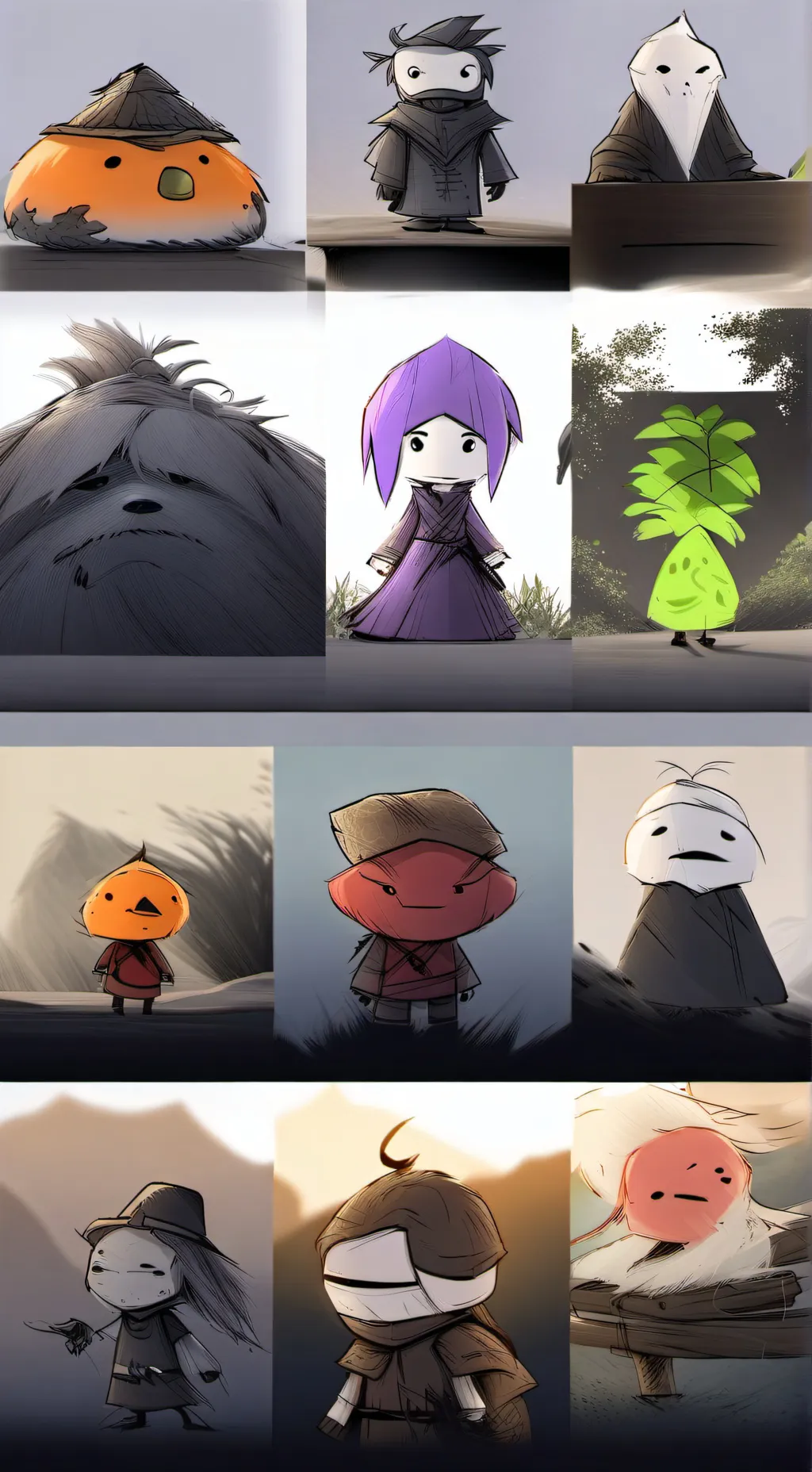 ai character: Sprunki(Halloween) background
