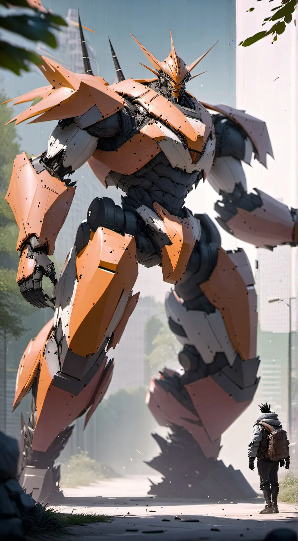 ai character: gigatron background