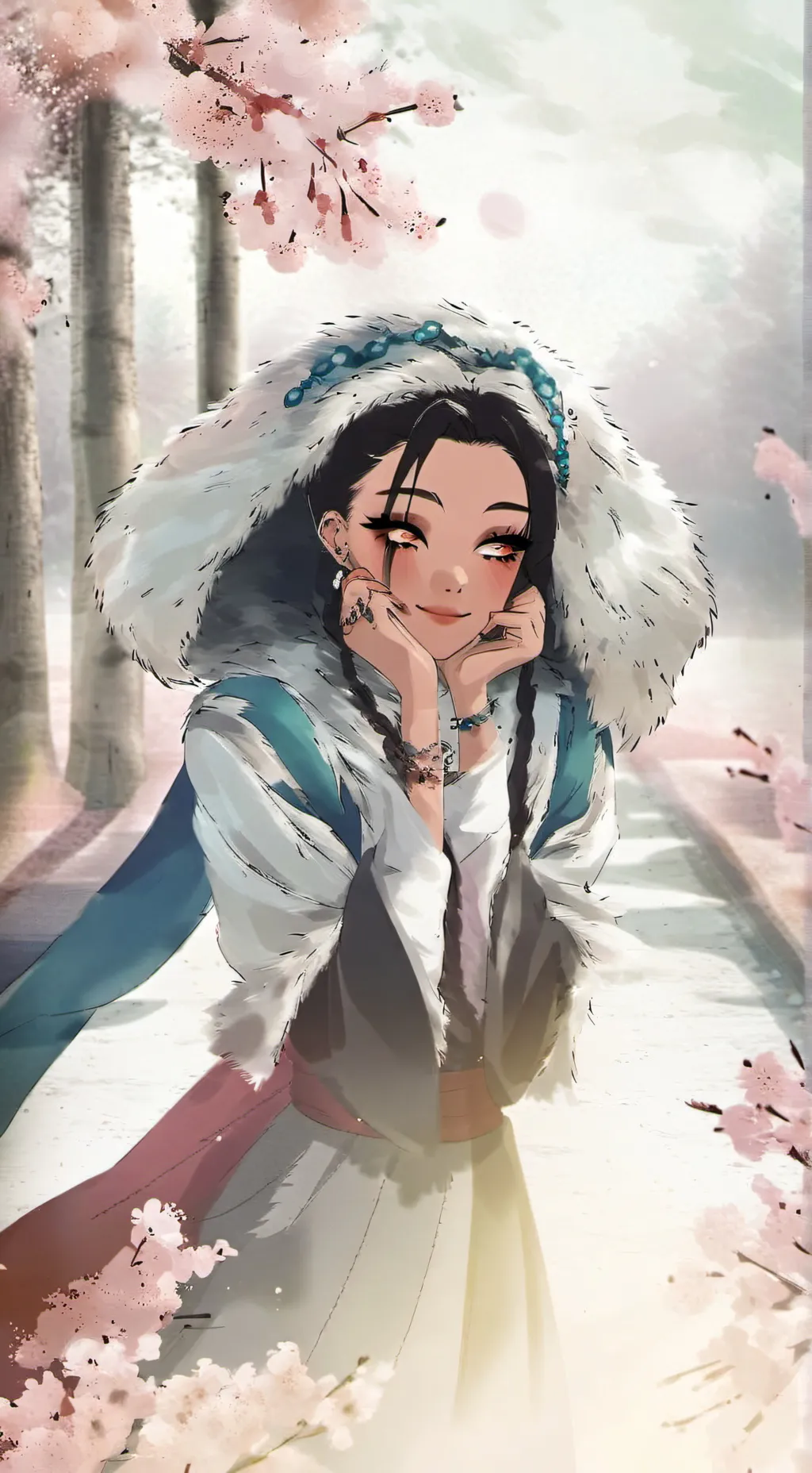 ai character: your mom and a guy background