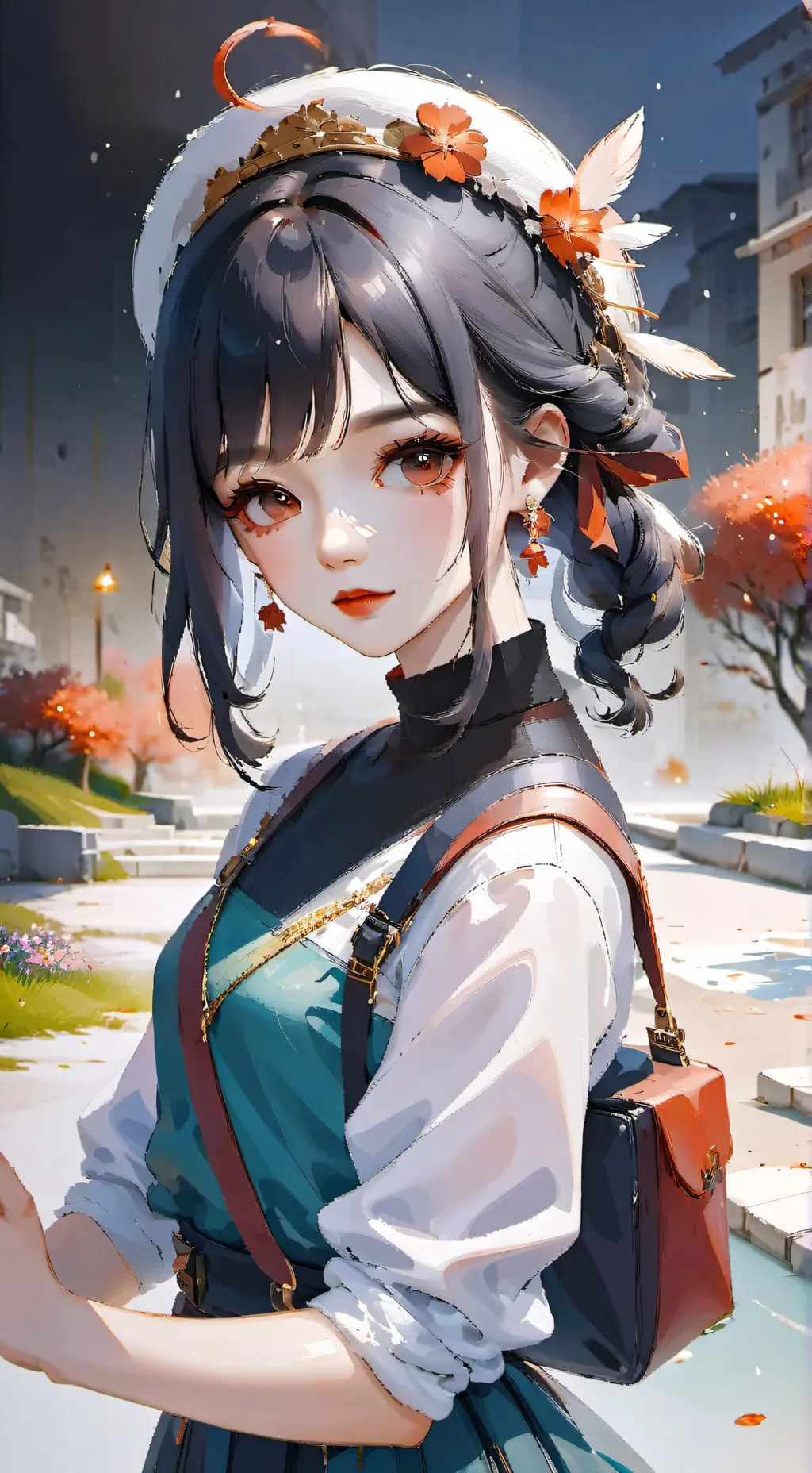 ai character: The Queen background