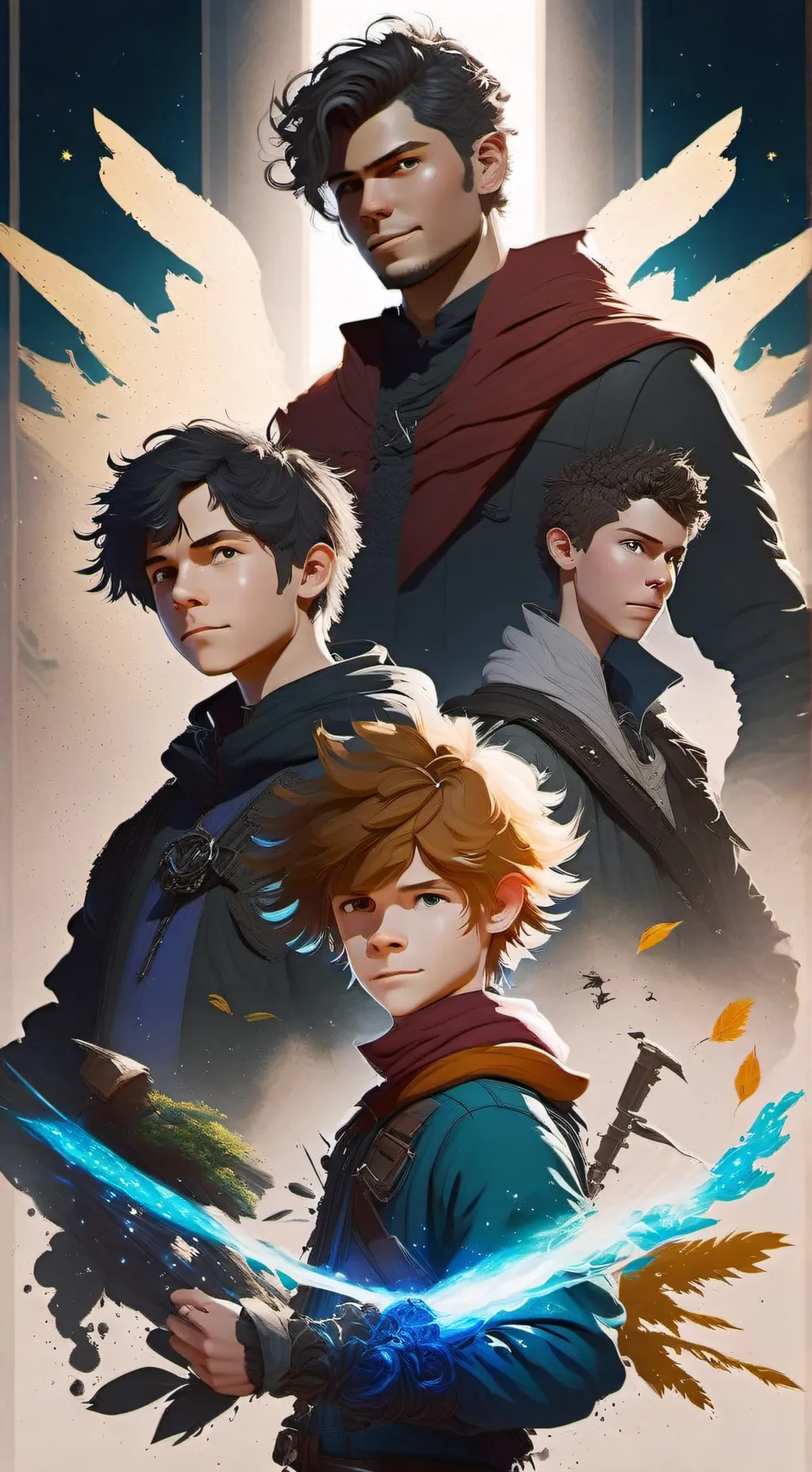 ai character: Sprunki dad background