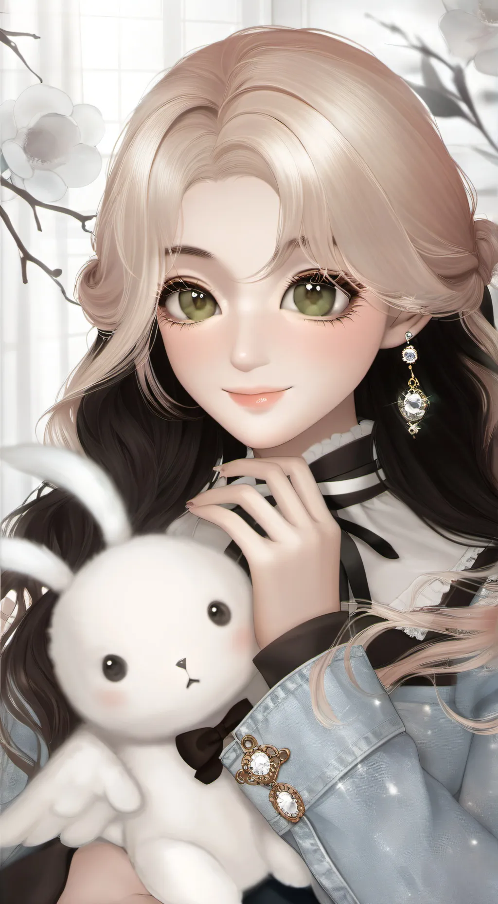 ai character: bella x chloe  background