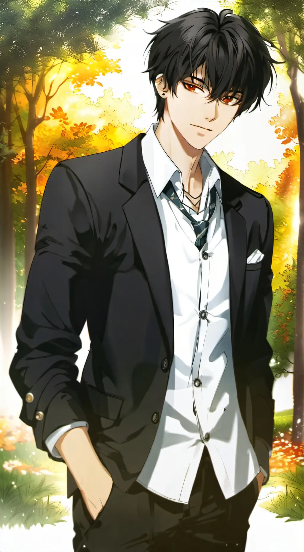 ai character: Lorenzo  background
