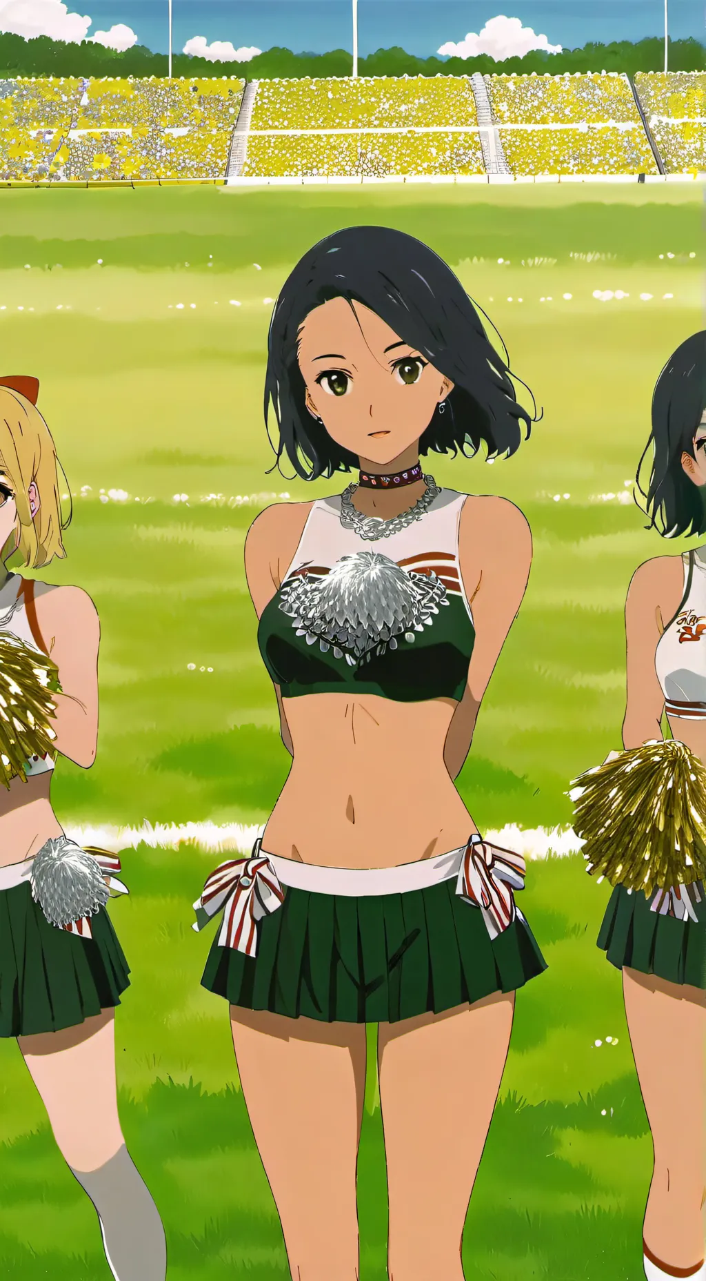 ai character: ye olde cheerleade background