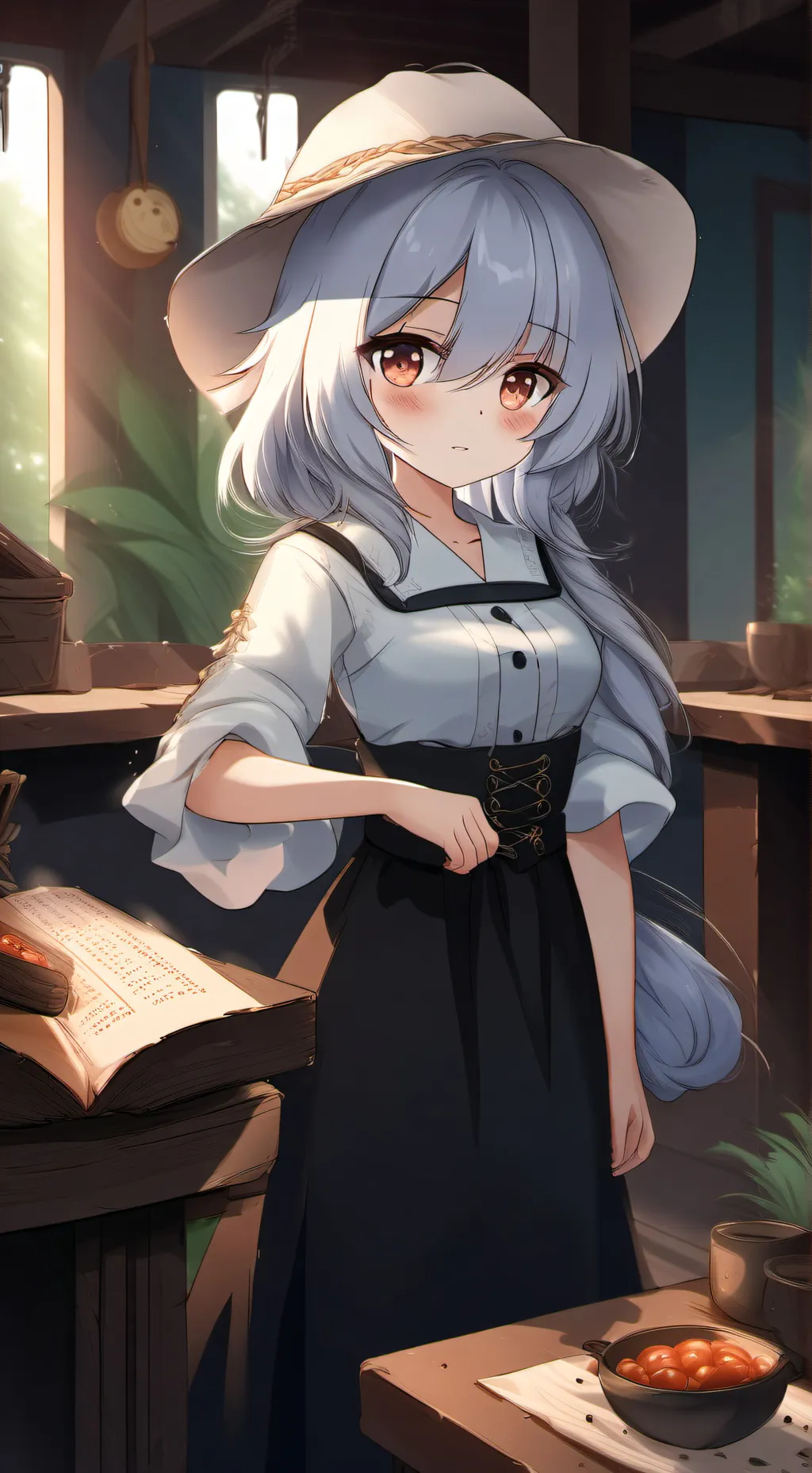 ai character: is sick background