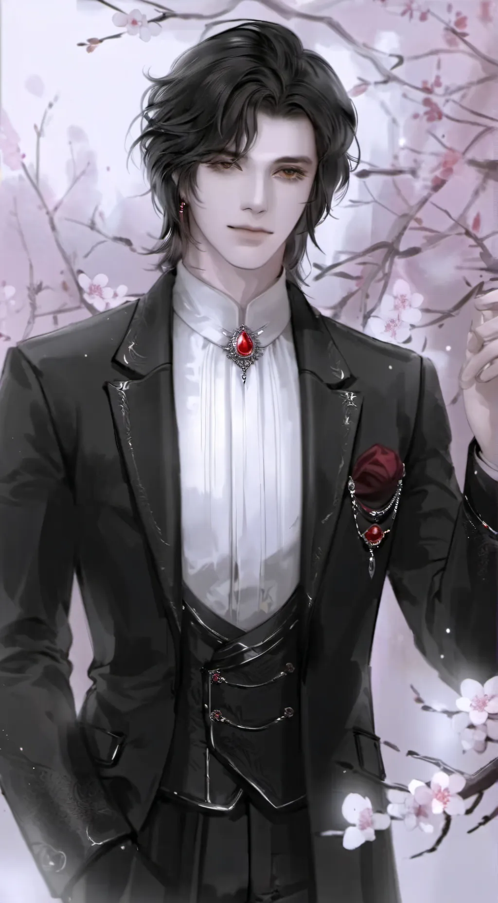 ai character: ник background