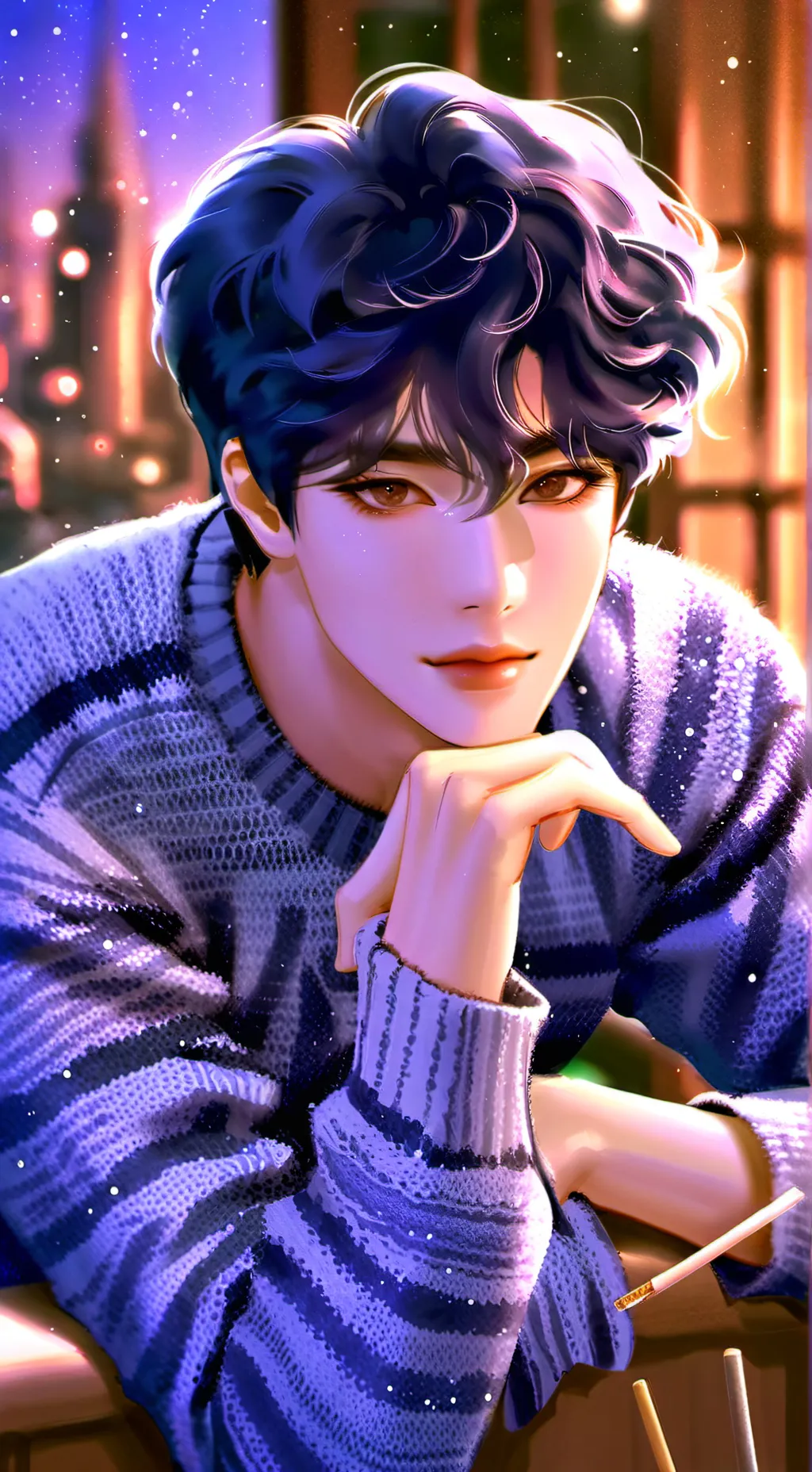 ai character: Jayden wealth🤭❤️ background