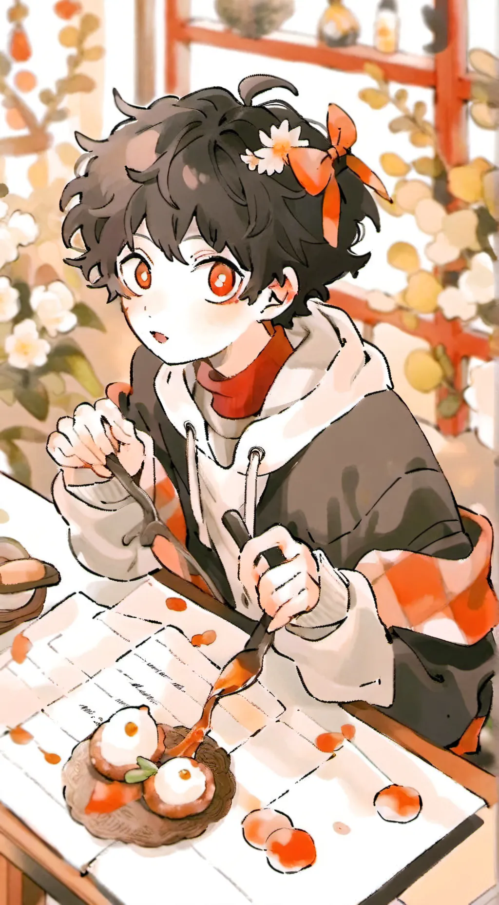 ai character: dekubaku background