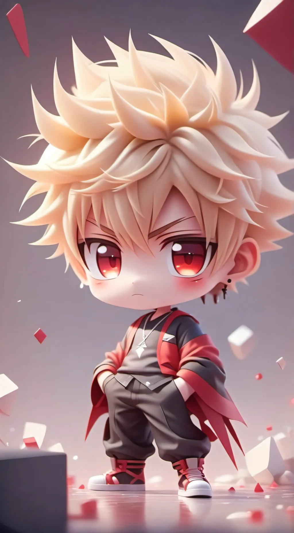 ai character: Bakugou movie background