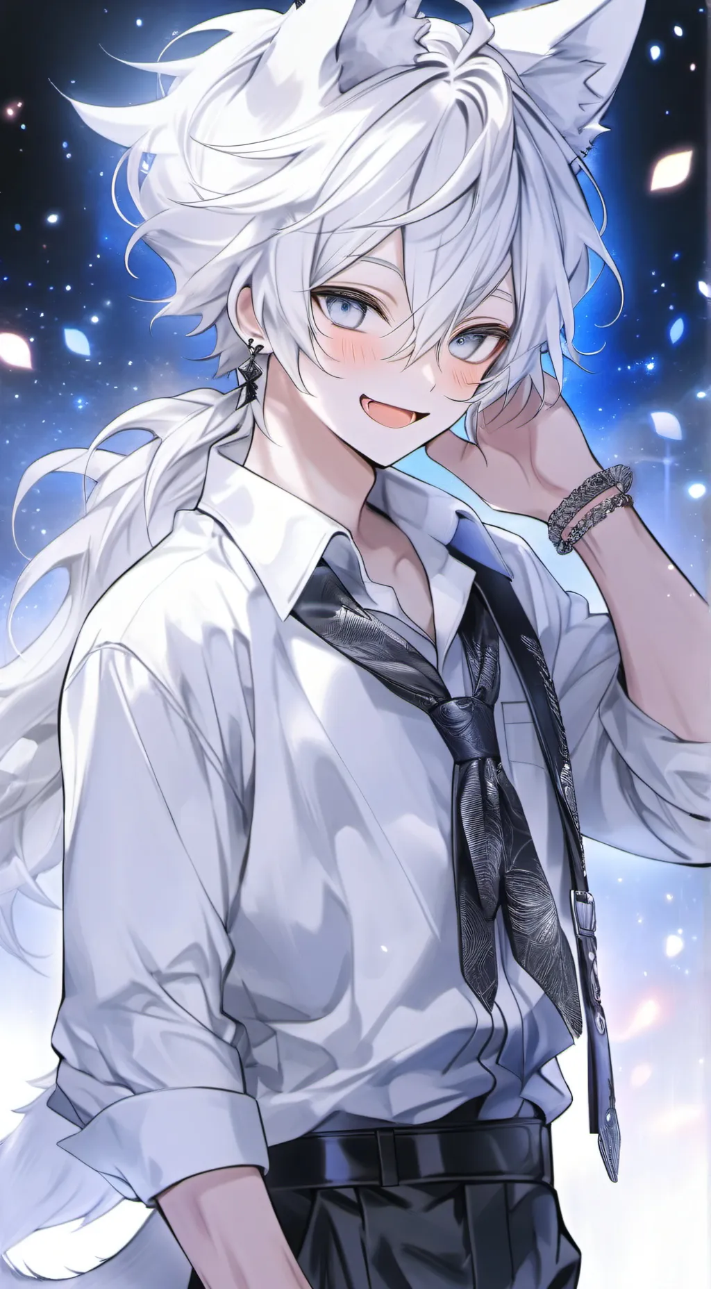 ai character: •Luiron• background