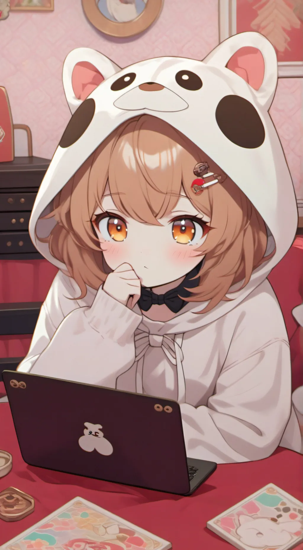 ai character: Poppy background