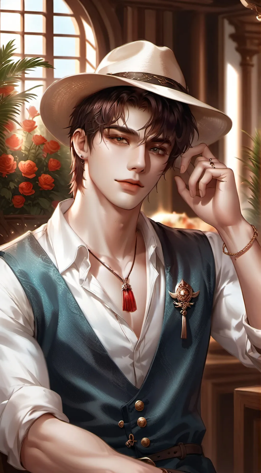 ai character: Cal Foster🌾🤠 background