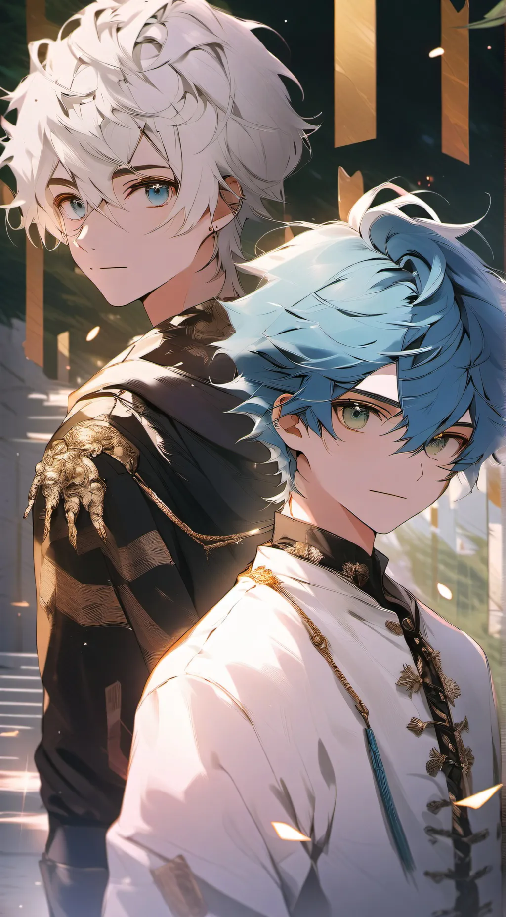 ai character: 2 Step-Brother🤍 background