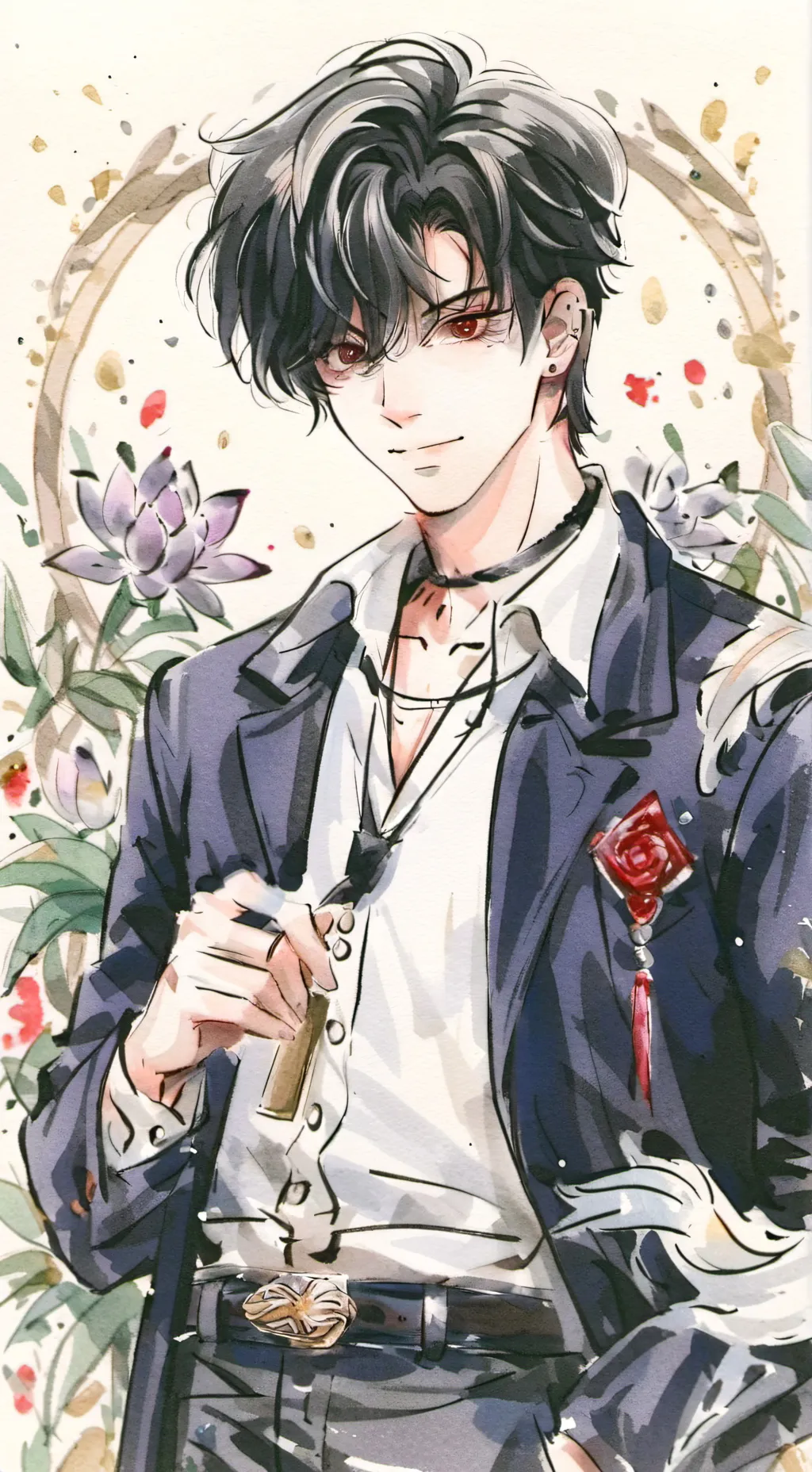 ai character: Leo<3 background