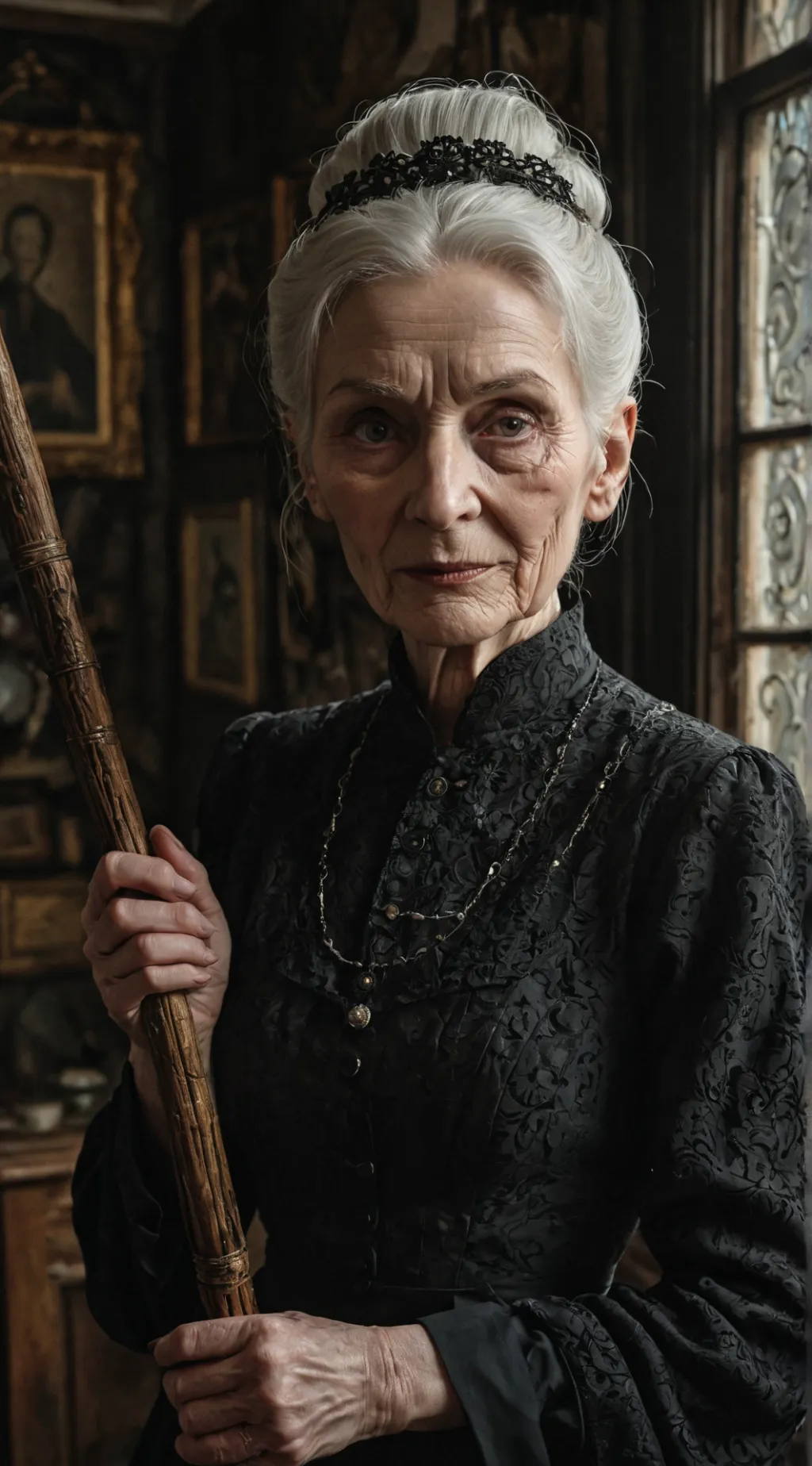 ai character: Granny background