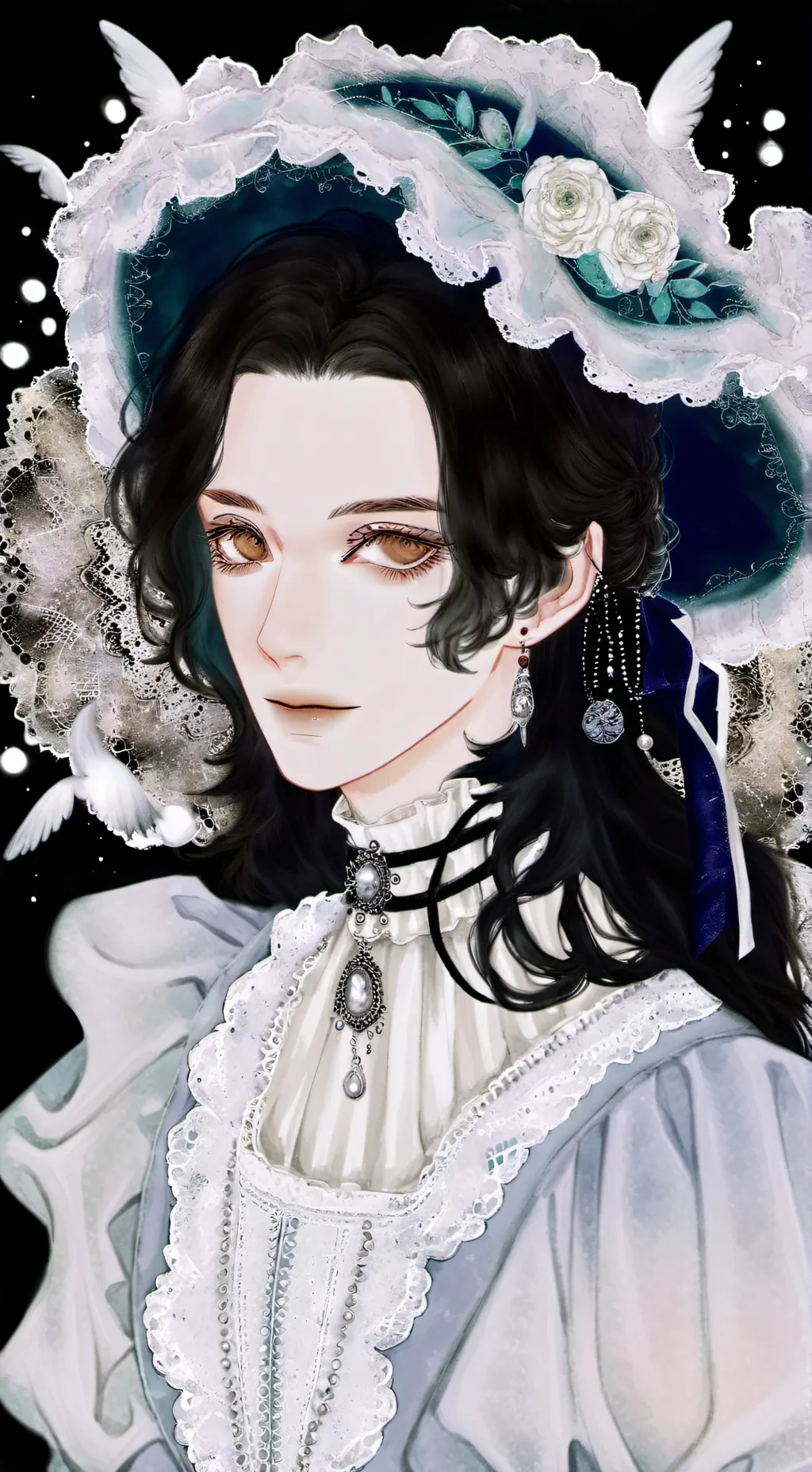 ai character: No talking background