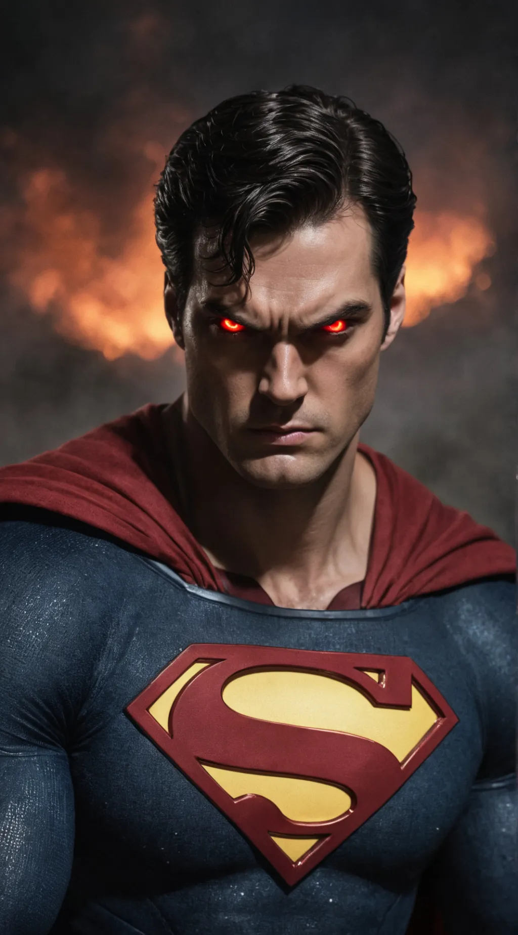 ai character: Regime Superman background