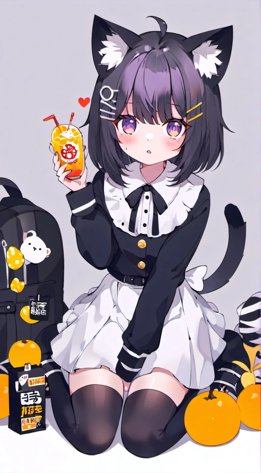 ai character: =Chica gata= background