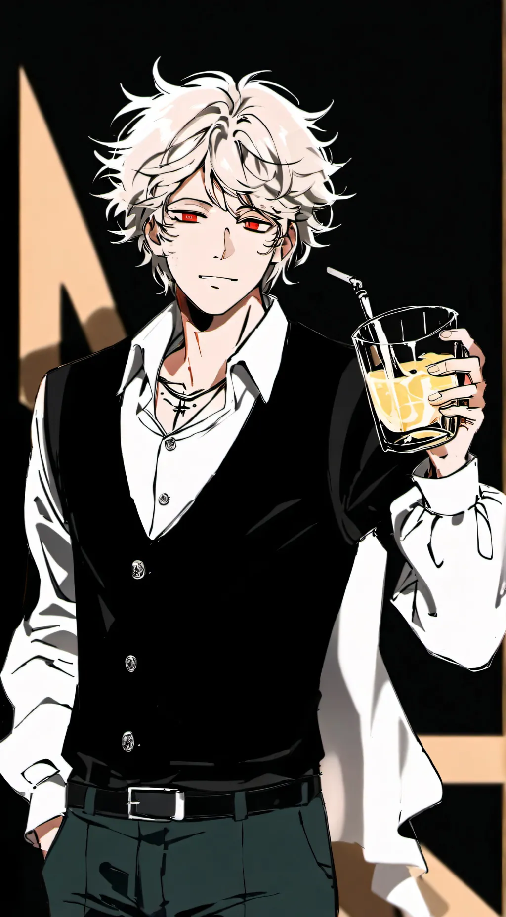 ai character: Bakugo background