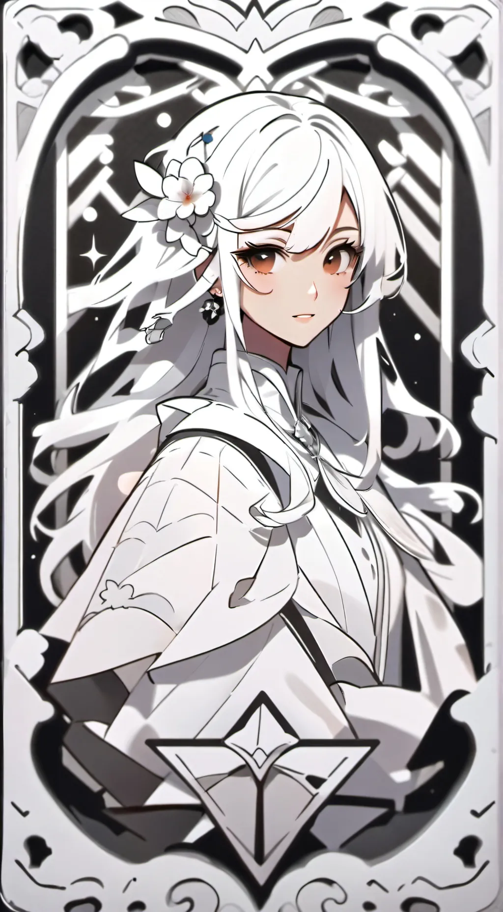 ai character: Esmeralda  background