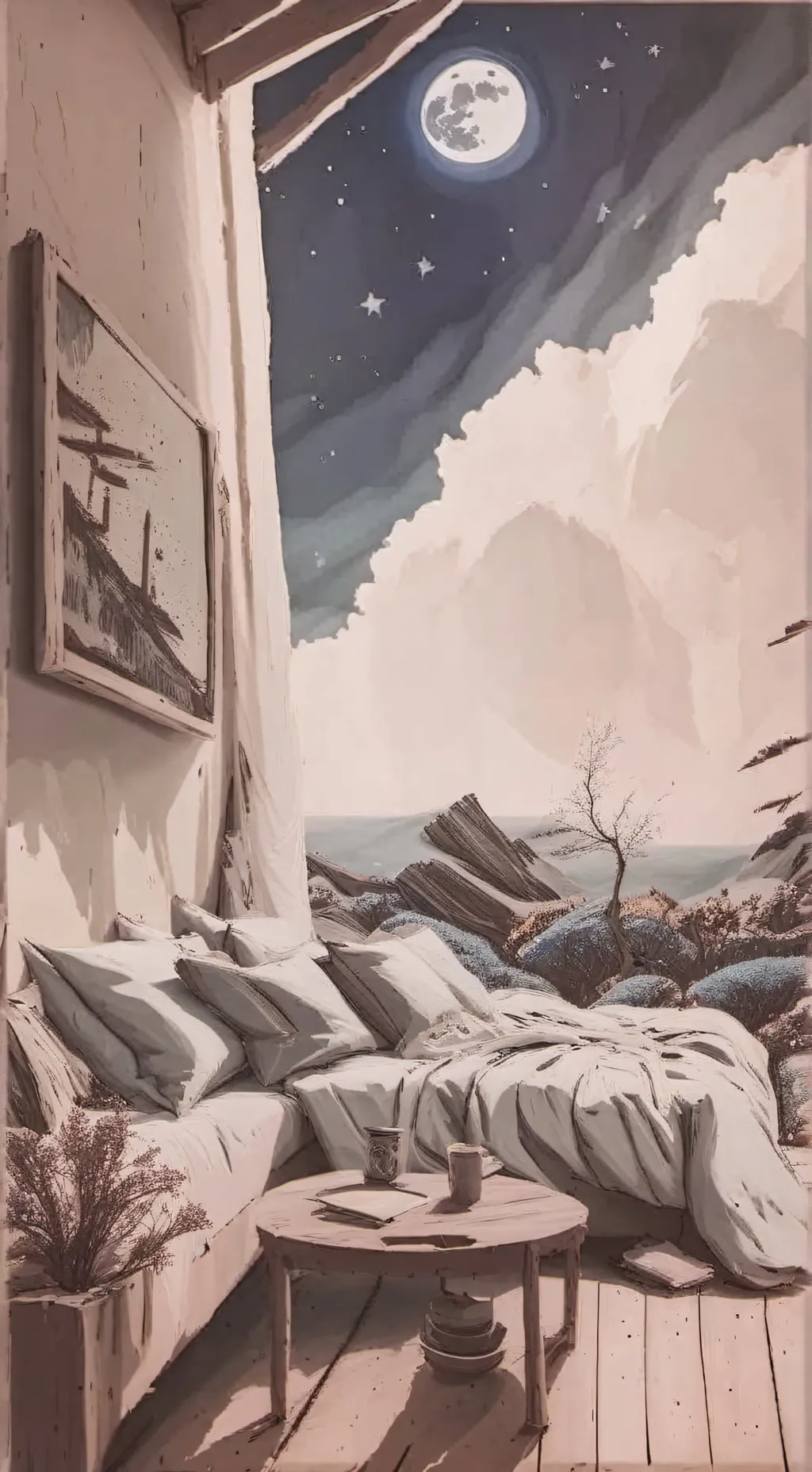 ai character: cross y/n is sick background