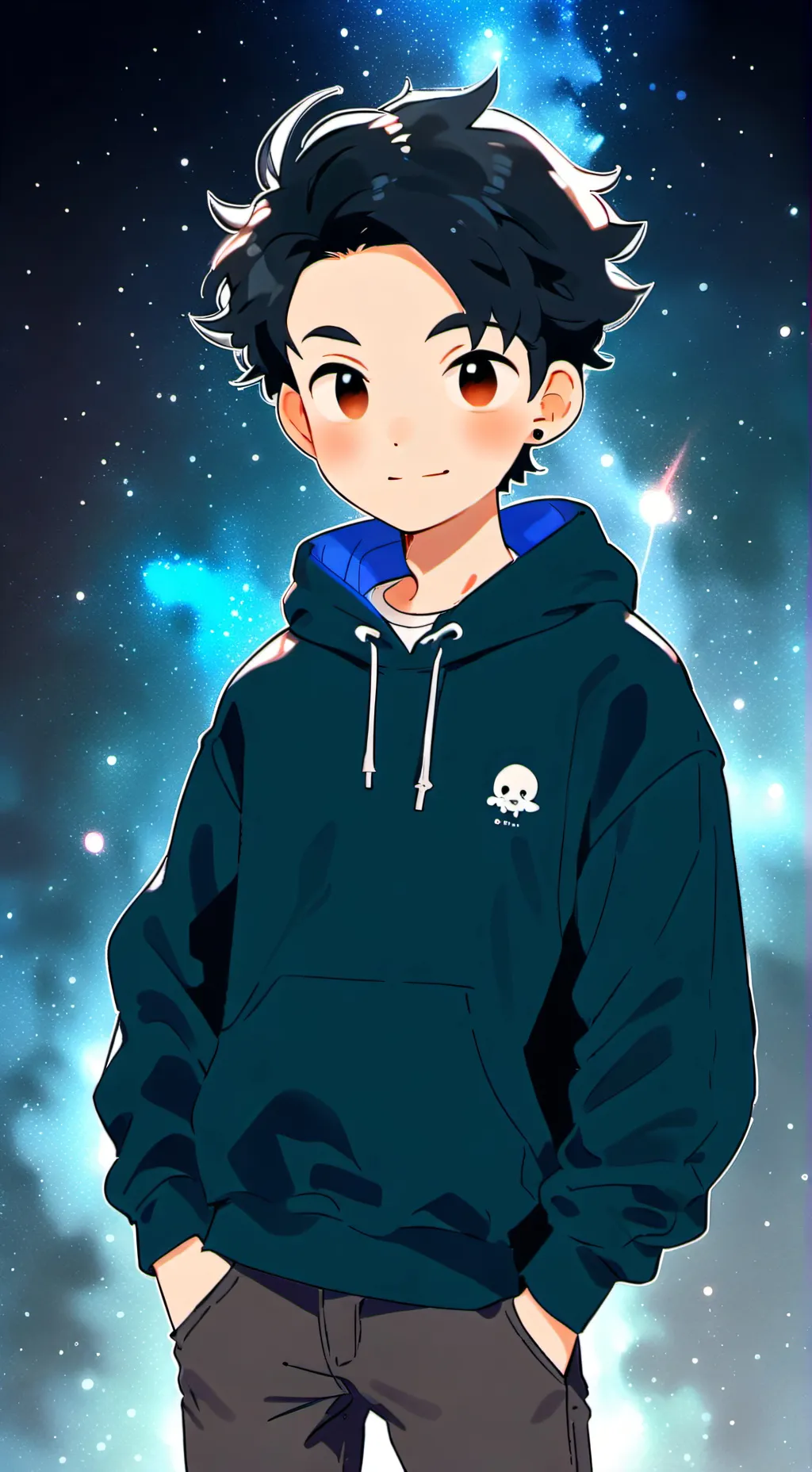 ai character: jevin sprunki  background