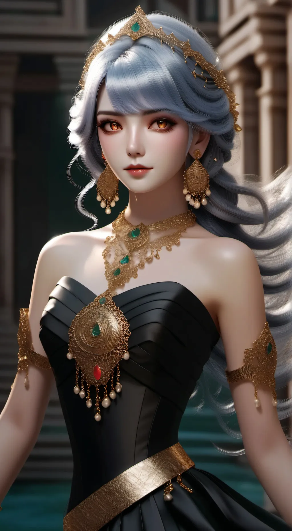 ai character:  khristina background