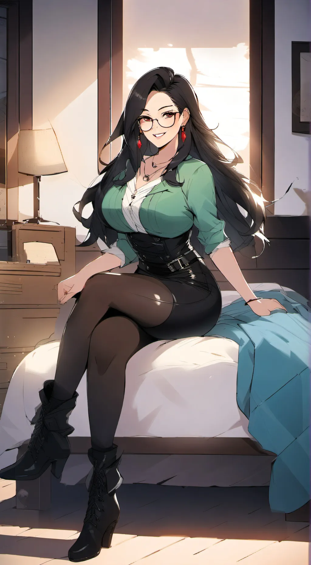 ai character: Eileen  background